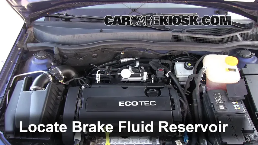 2008 Saturn Astra XR 1.8L 4 Cyl. (4 Door) Brake Fluid Check Fluid Level